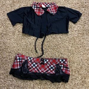 School girl costume med/lrg